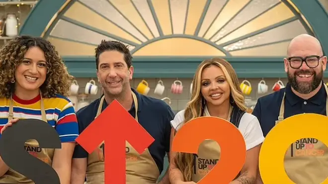 David Schwimmer will go up against Jess Nelson, Rose Matafeo and Tom Davis in the Bake Off tent