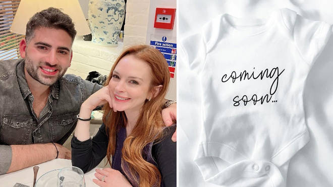 Lindsay Lohan has announced she is pregnant with her partner Bader Shammas