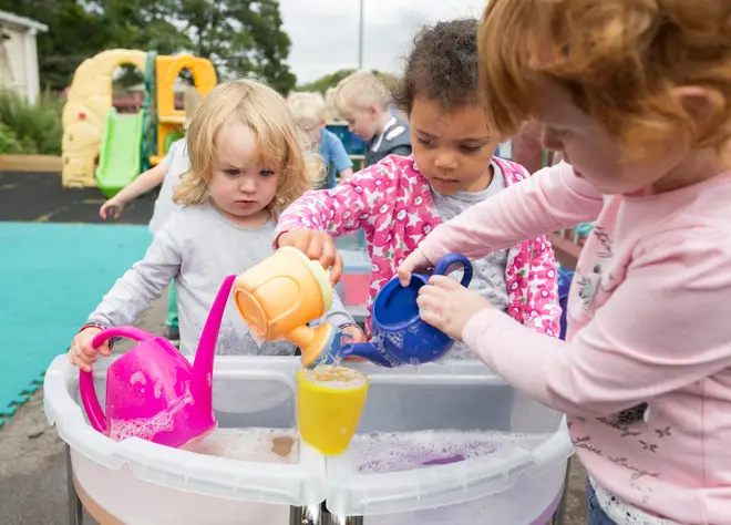 Currently parents of three and four-year-olds get at least 15 hours of free childcare a week.