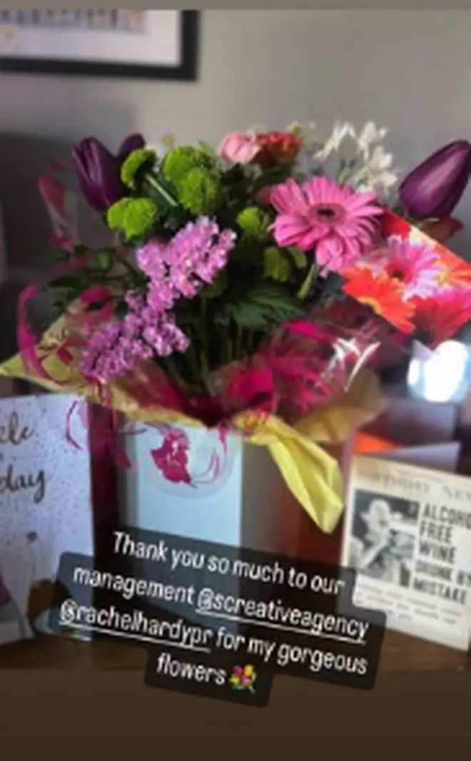 Mum-of-22 Sue Radford received huge flowers on her birthday
