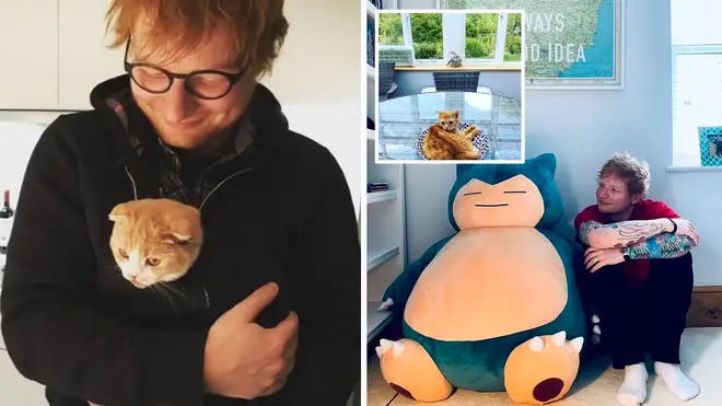 Ed Sheeran has given fans glimpses inside his huge home