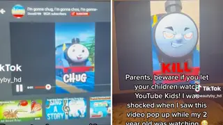 Mum's warning to parents after kid finds terrifying Thomas the Tank Engine video on YouTube Kids