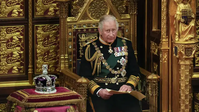King Charles III attends the State Opening Of Parliament, 2022