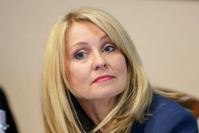 Esther McVey claimed she used to share a dressing room with Lorraine Kelly