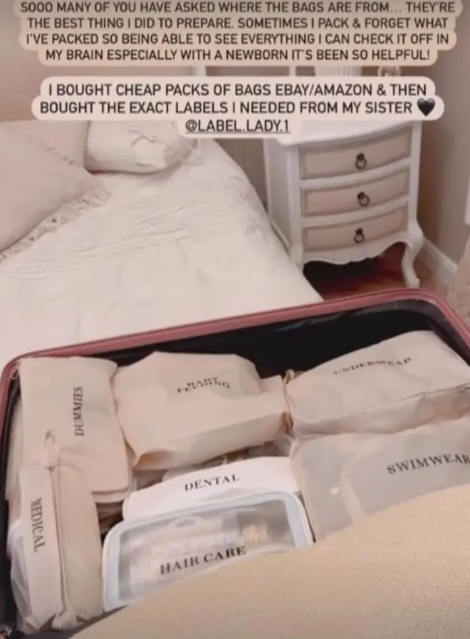 Stacey Solomon has shown off her packing hack