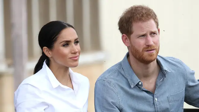 The Duke And Duchess Of Sussex are pictured during a visit to Australia, 2018