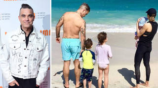 Robbie Williams has opened up about being a dad
