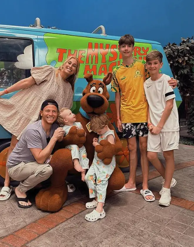 Stacey Solomon and her family went to Warner Brother's Studio