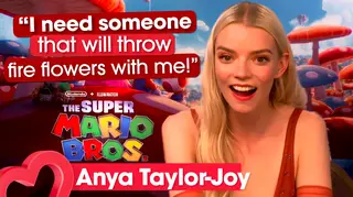 Anya Taylor-Joy plays Snog, Marry, Avoid with Super Mario characters