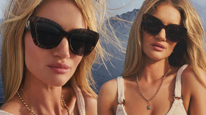 Rosie Huntington-Whiteley stuns in gorgeous nude swimsuit while holidaying in Italy