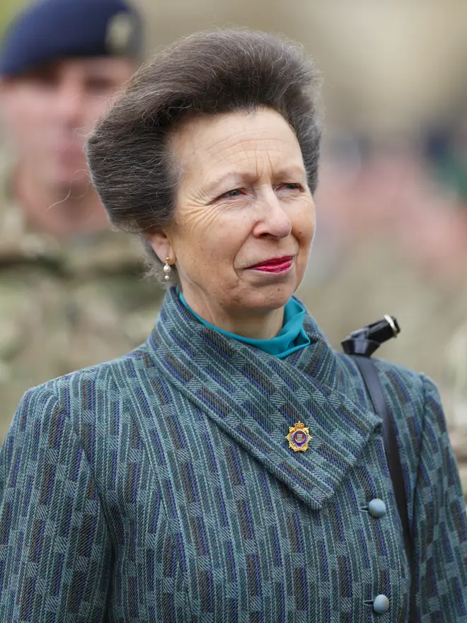 Princess Anne will also be on the balcony for the flypast
