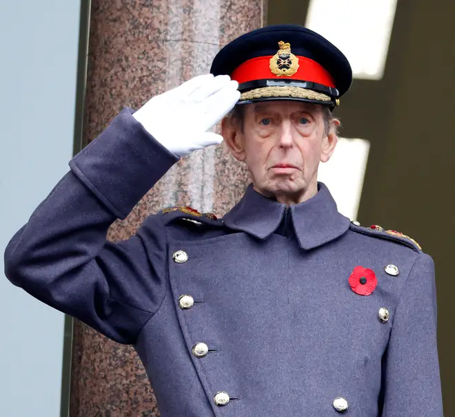 The Duke of Kent was a first cousin of Queen Elizabeth II and is King Charles' once-removed cousin