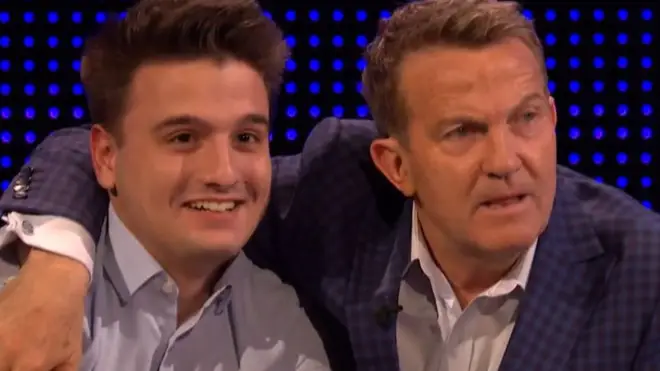 Bradley Walsh was over the moon when Eden won The Chase