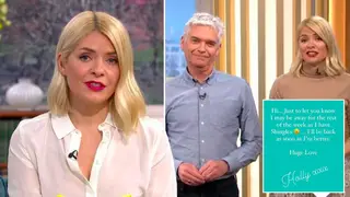 Holly Willoughby won't be on This Morning today
