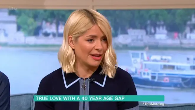 Holly Willoughby was fascinated by the story of Simon and Edna's romance