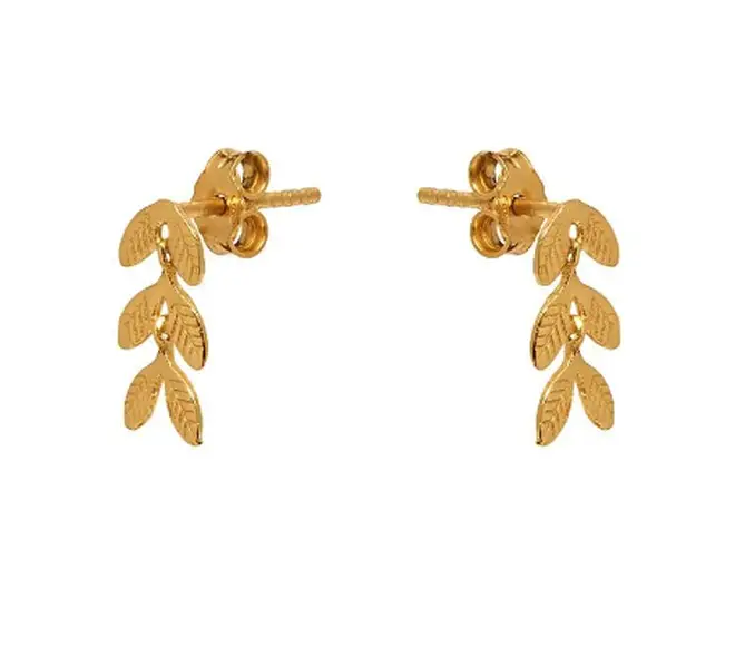 NU & MII Mini Flora Gold Earrings