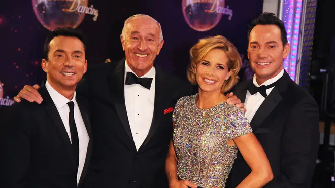 Len Goodman with his fellow Strictly Come Dancing judges in 2014