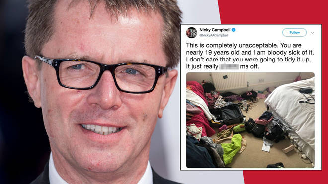 Nicky Campbell 'shamed' his teenage daughter online... but later claimed it was a joke