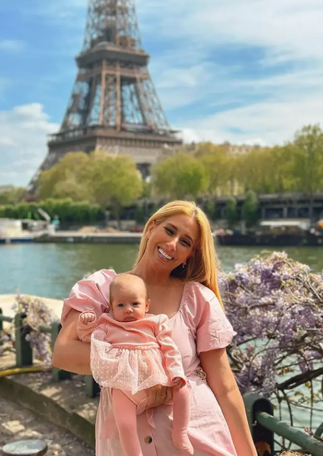Stacey Solomon has shared photos from Paris