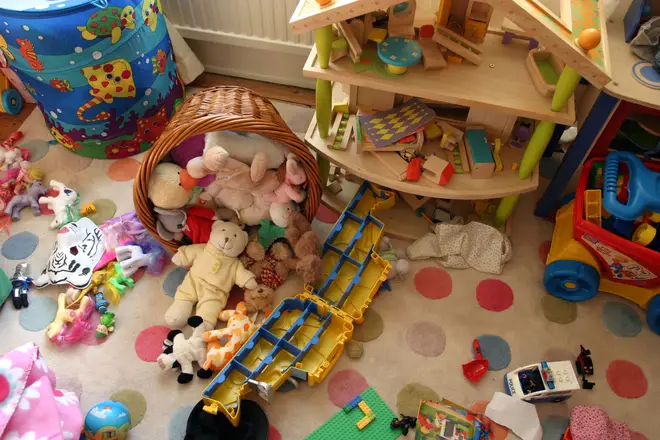 Children's bedrooms become messy in an instant.