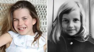 Princess Charlotte is the spitting image of a young Princess Diana in this new picture taken by the Princess of Wales