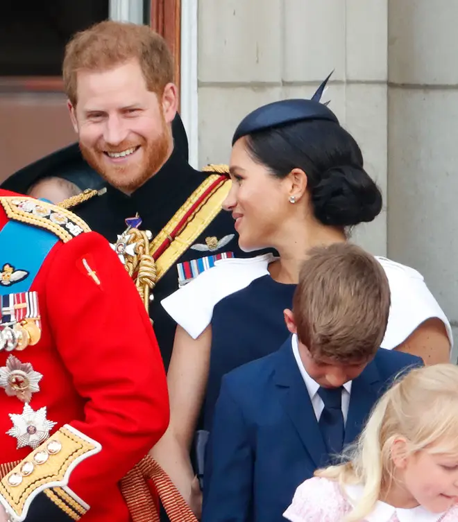 Royal fans called Prince Harry out last week after he was appeared to tell Meghan Markle off during Trooping The Colour