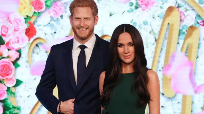 Prince Harry's wax figure was moved back to the Royal Family section of Madame Tussauds