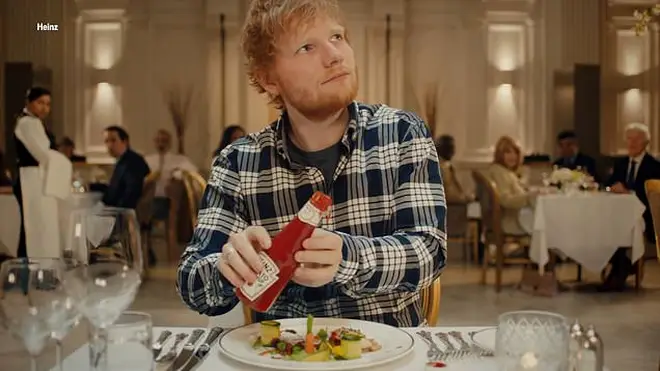 Ed Sheeran stars in the new Heinz ketchup advert