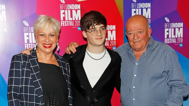 Denise Welch, Tim Healy and their son Louis