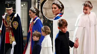 Kate Middleton and Princess Charlotte wear matching tiaras for King Charles' Coronation