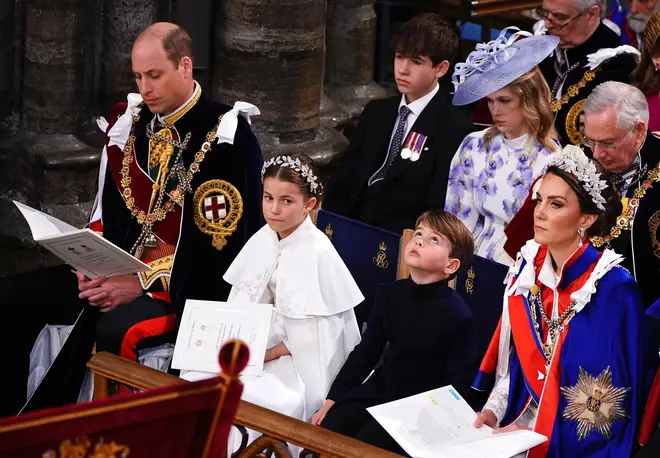 Prince George, Princess Charlotte and Prince Louis were part of the coronation