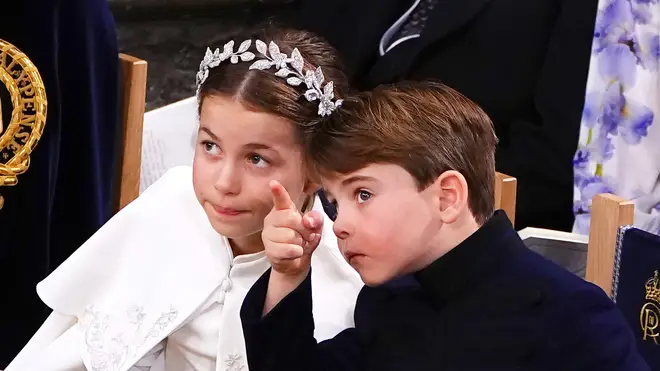 Prince Louis had to take a break from the Coronation Service