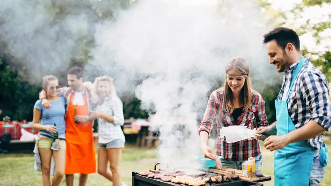 The family's BBQ was not appreciated by their vegan neighbours [Stock Image]