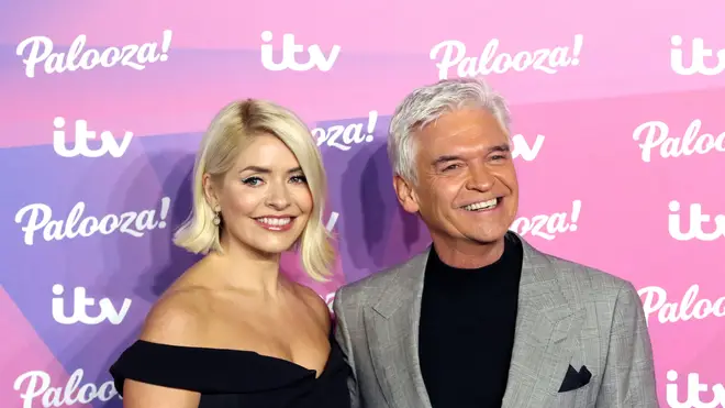 Holly Willoughby and Phillip Schofield attend the ITV Palooza together in 2021