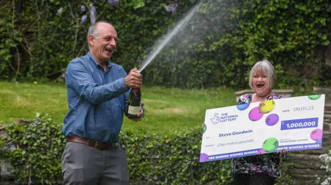 Steve and his partner Heidi won £1million on a National Lottery scratchcard
