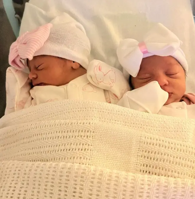 Dani Dyer has given birth to twins this month