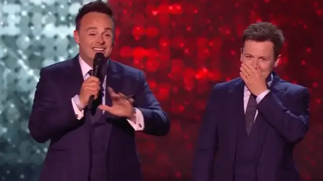 Declan Donnelly was in hysterics about Ant's fall