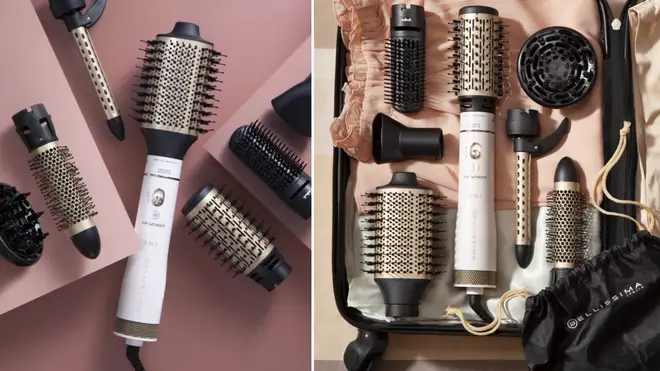 The Bellissima Air Wonder 8 in 1 Hot Air Styler has everything you could need in one styling product
