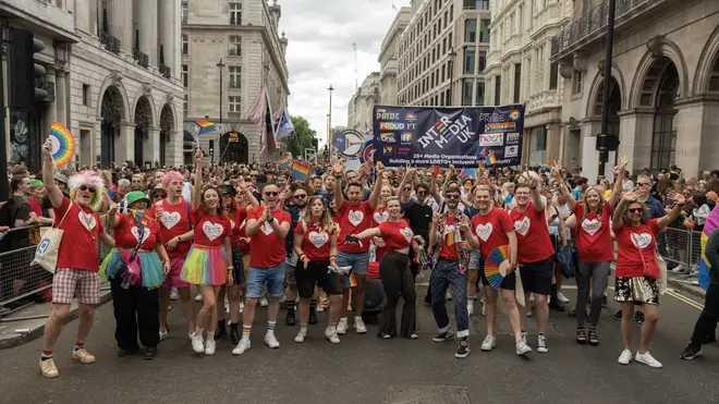 Heart partnered with Pride London in 2022