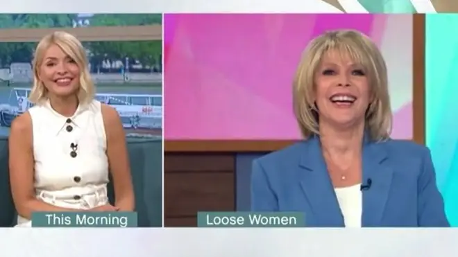 Holly and Ruth shared an awkward moment on This Morning