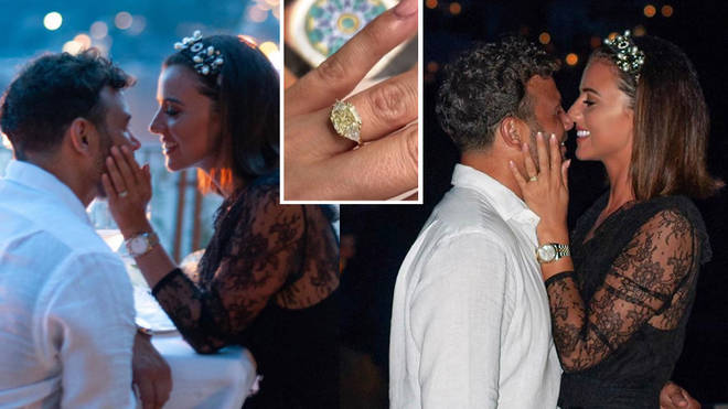 Ryan Thomas proposed to his girlfriend Lucy Mecklenburgh during a romantic break in Italy.
