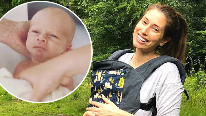 Stacey Solomon admitted her mum had to force her out the house with baby Rex.