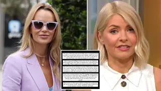 Amanda Holden has defended herself after Holly Willoughby 'feud' claims