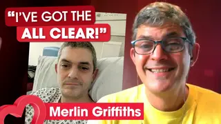 Merlin Griffiths from First Dates has opened up about being given the all clear from bowel cancer