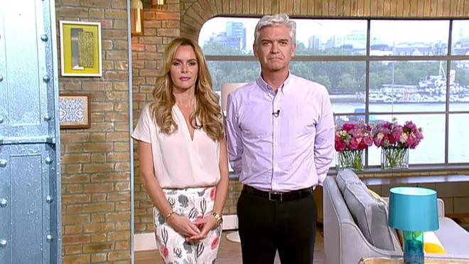 Amanda Holden and Phillip Schofield presented This Morning together in 2015