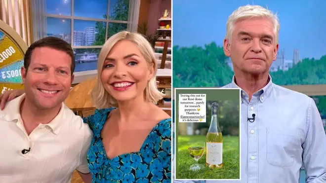 Holly Willoughby has praised James Martin's wine brand