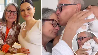 Jessie J shares heartwarming moment parents meet newborn son