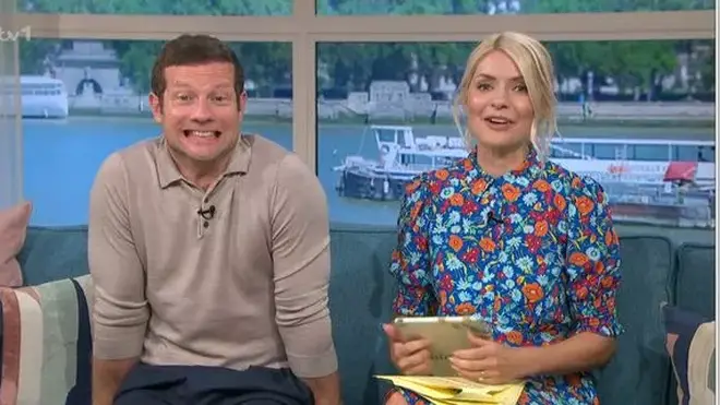 Dermott and Holly were shocked by Gino's comments on This Morning