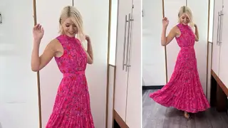 Holly Willoughby is wearing a dress from Phase Eight