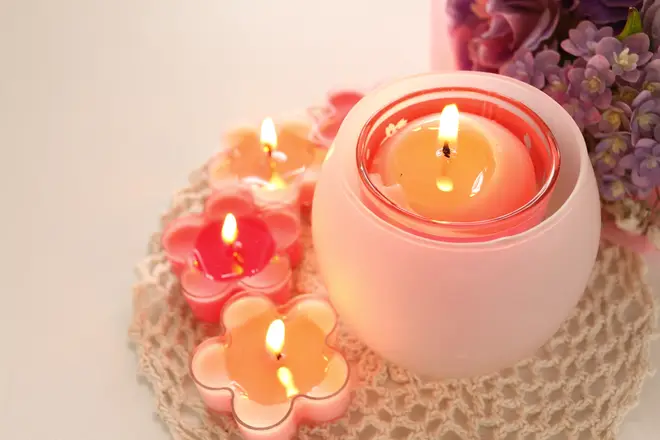 A scented candle, incense, or room scenter can help you relax in to new surroundings